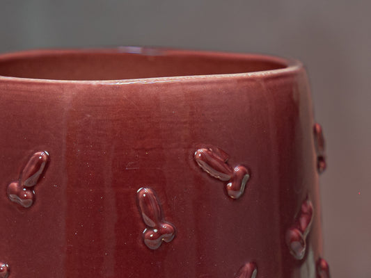 Mug Covered with Penis Pattern