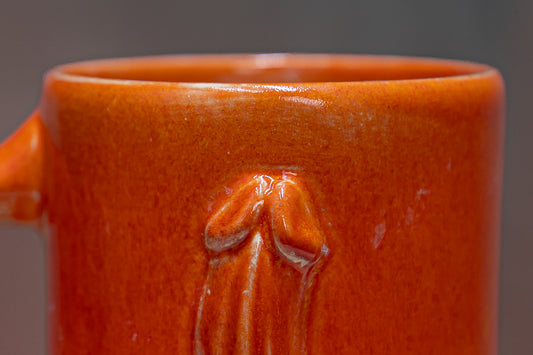 Large Sculptural Penis Art Mug