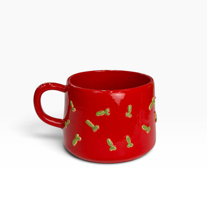Penis Pattern Ceramic Mug