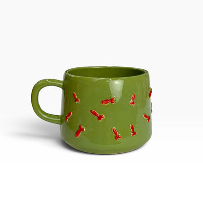 Penis Pattern Ceramic Mug
