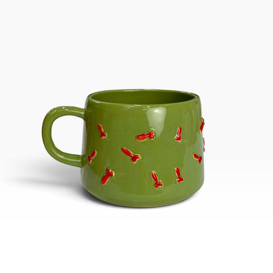 Penis Pattern Ceramic Mug