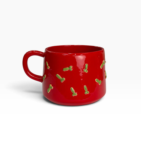Penis Pattern Ceramic Mug