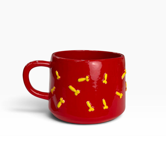 Penis Pattern Ceramic Mug