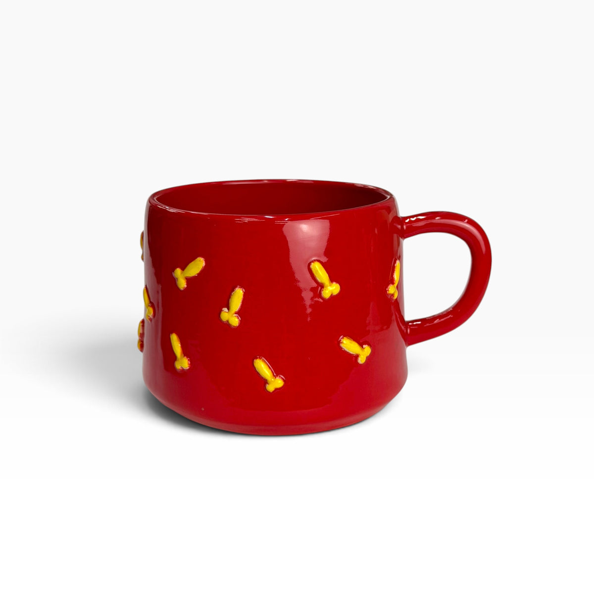 Penis Pattern Ceramic Mug
