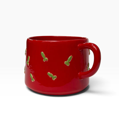 Penis Pattern Ceramic Mug