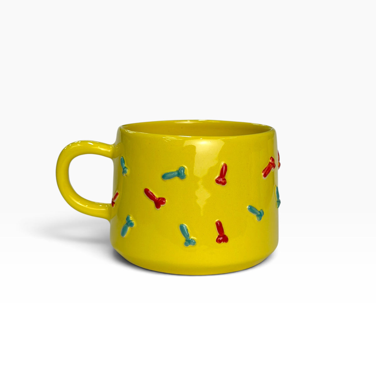 Penis Pattern Ceramic Mug