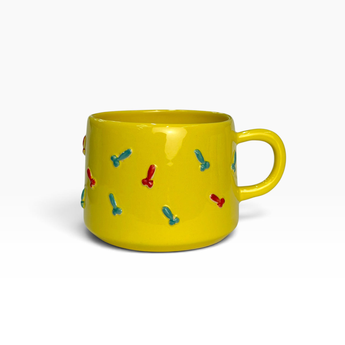 Penis Pattern Ceramic Mug