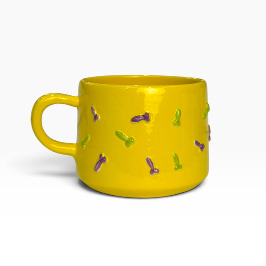 Penis Pattern Ceramic Mug