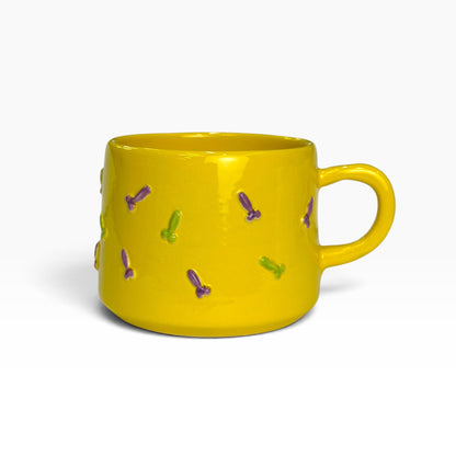 Penis Pattern Ceramic Mug