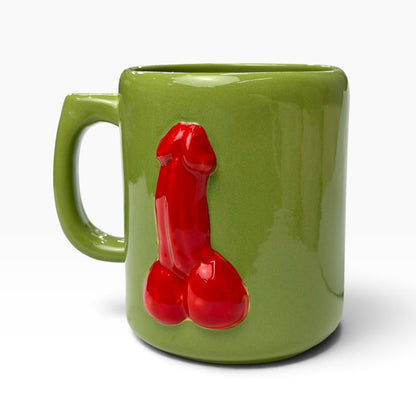 Sculpted Penis Ceramic Mug