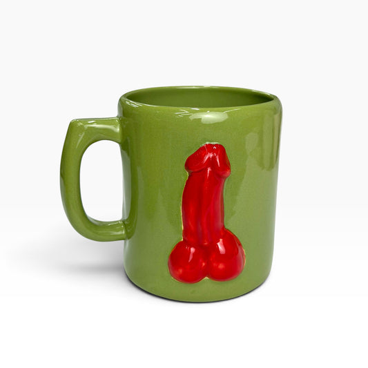Sculpted Penis Ceramic Mug