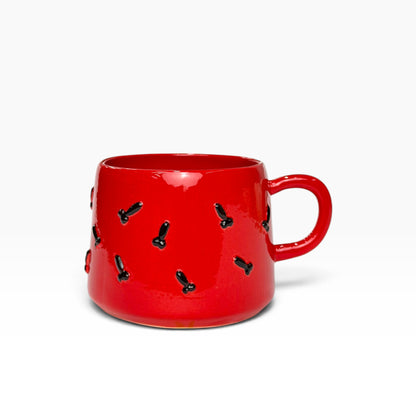 Penis Pattern Ceramic Mug