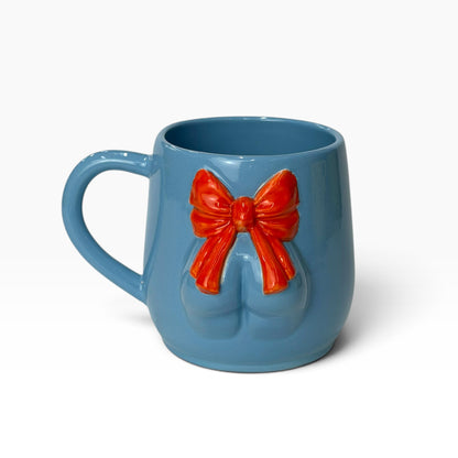 Ceramic Mug with Bow & Butt