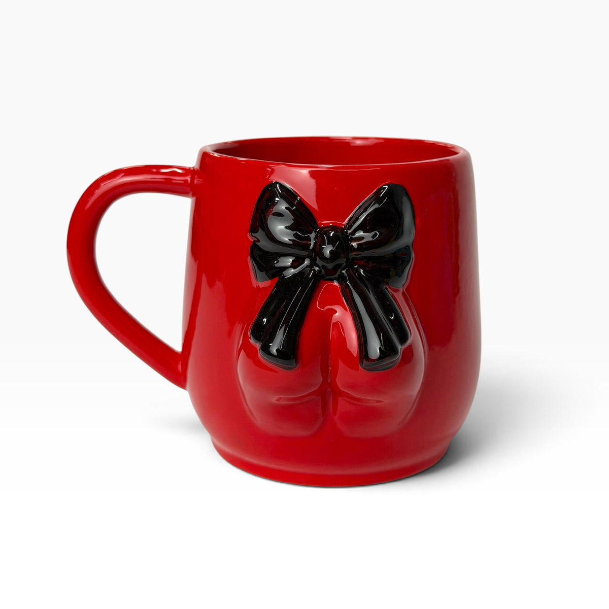 Ceramic Mug with Bow & Butt