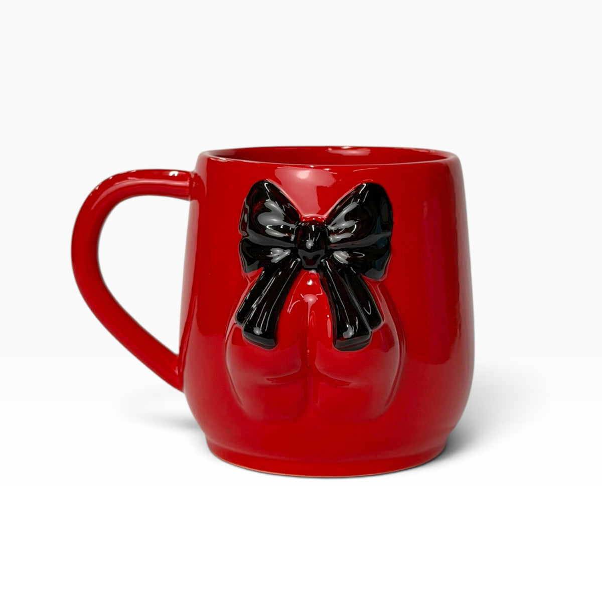 Ceramic Mug with Bow & Butt