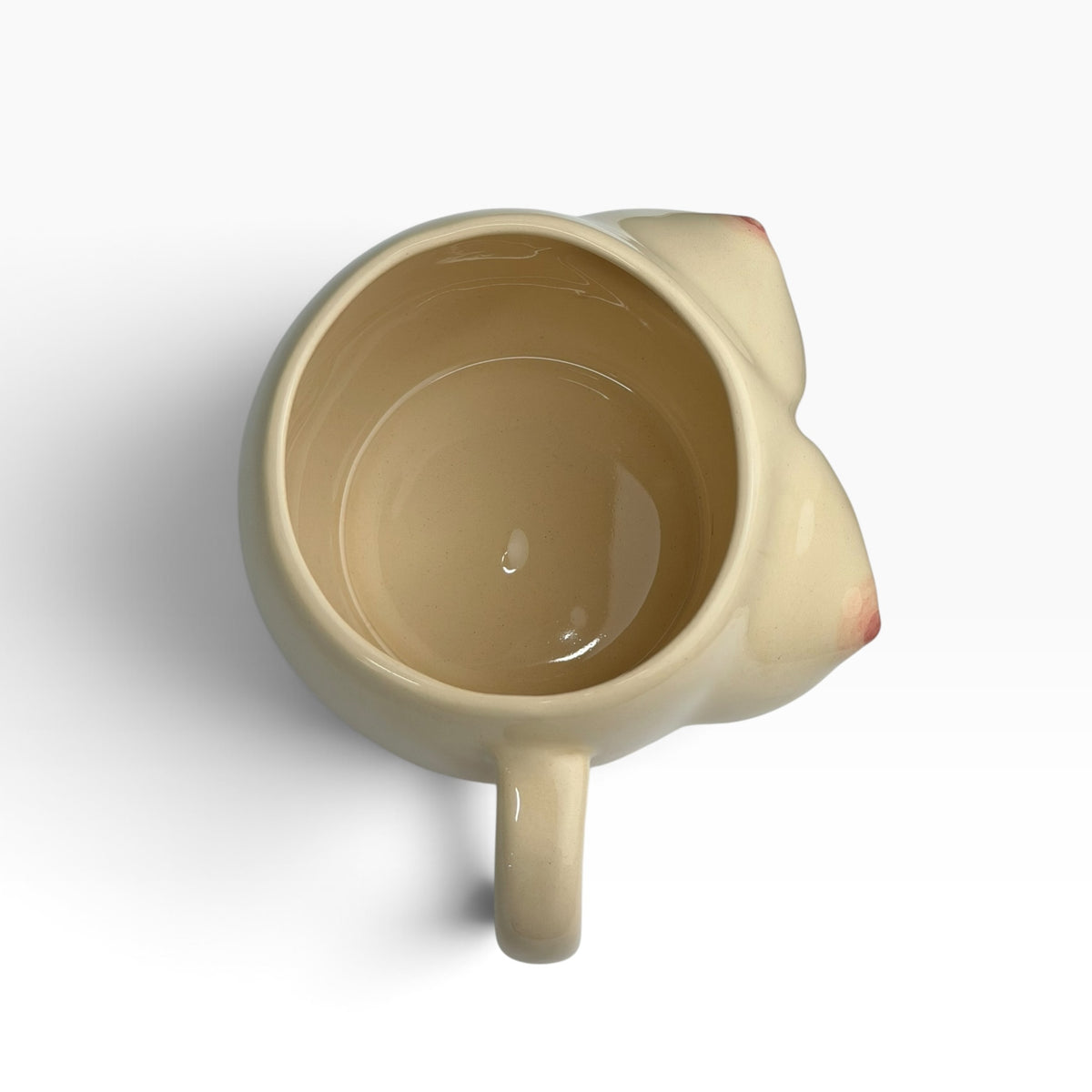Ceramic Mug with Sculpted Boobs