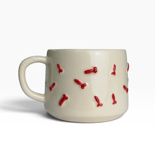 Penis Pattern Ceramic Mug