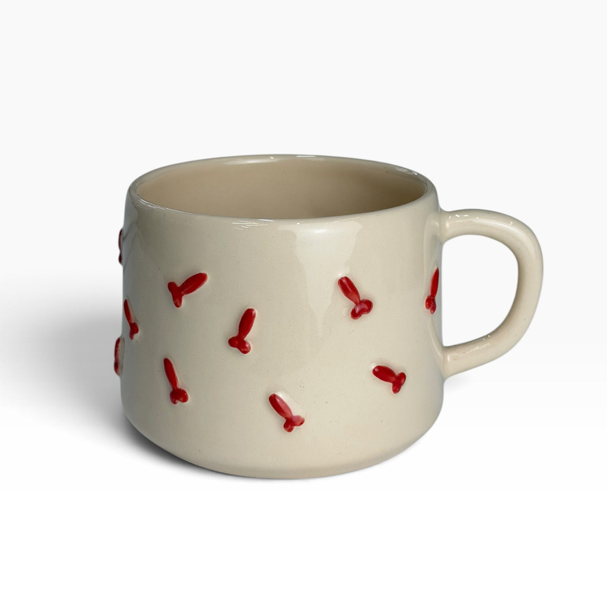 Penis Pattern Ceramic Mug