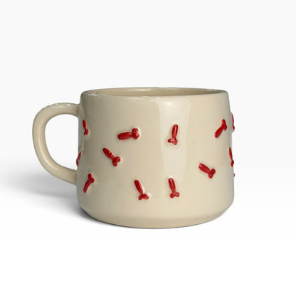 Penis Pattern Ceramic Mug